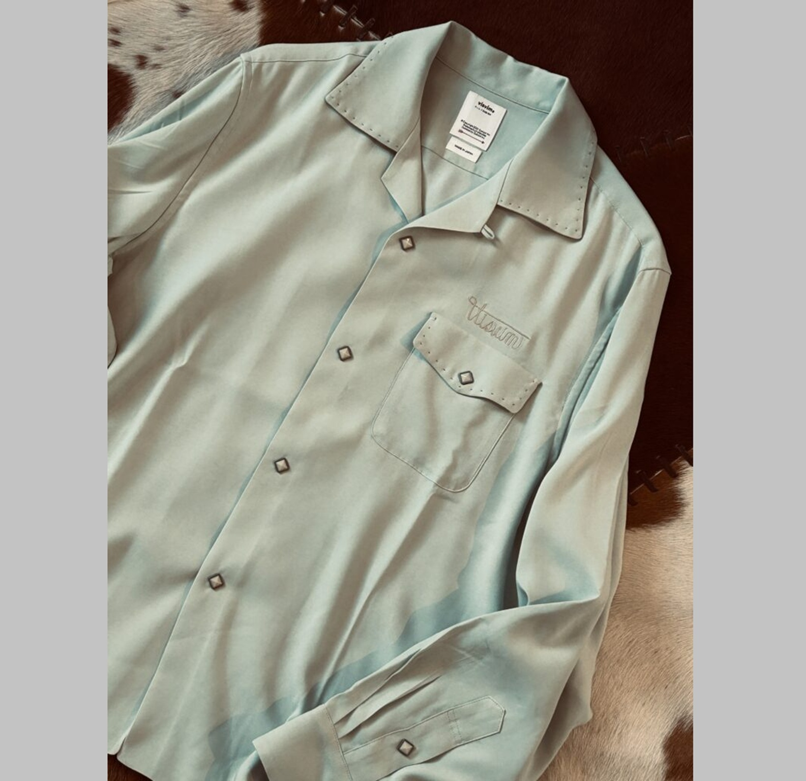 LAST PCS: VISVIM WILDCATTER SHIRT L/S - LT.GREEN SIZE 2 PRE ORDER ITEM (預訂中)