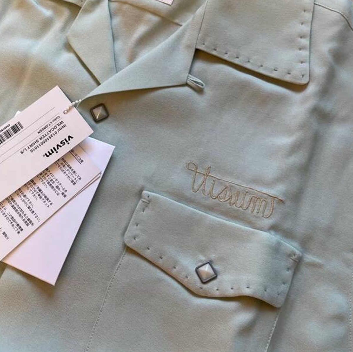 LAST PCS: VISVIM WILDCATTER SHIRT L/S - LT.GREEN SIZE 2 PRE ORDER ITEM (預訂中)