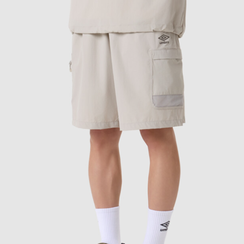 【代購】UMBRO CHILL OUT Cargo 5分短褲 韓系工裝短褲 夏季休閒寬鬆褲款