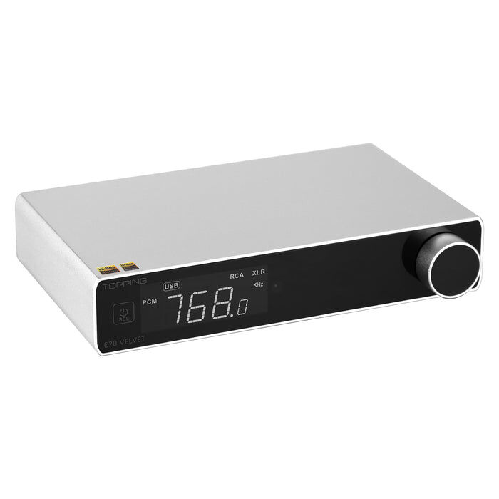 TOPPING E70V DAC 銀色｜數位類比轉換器