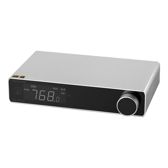 TOPPING E70V DAC 銀色｜數位類比轉換器