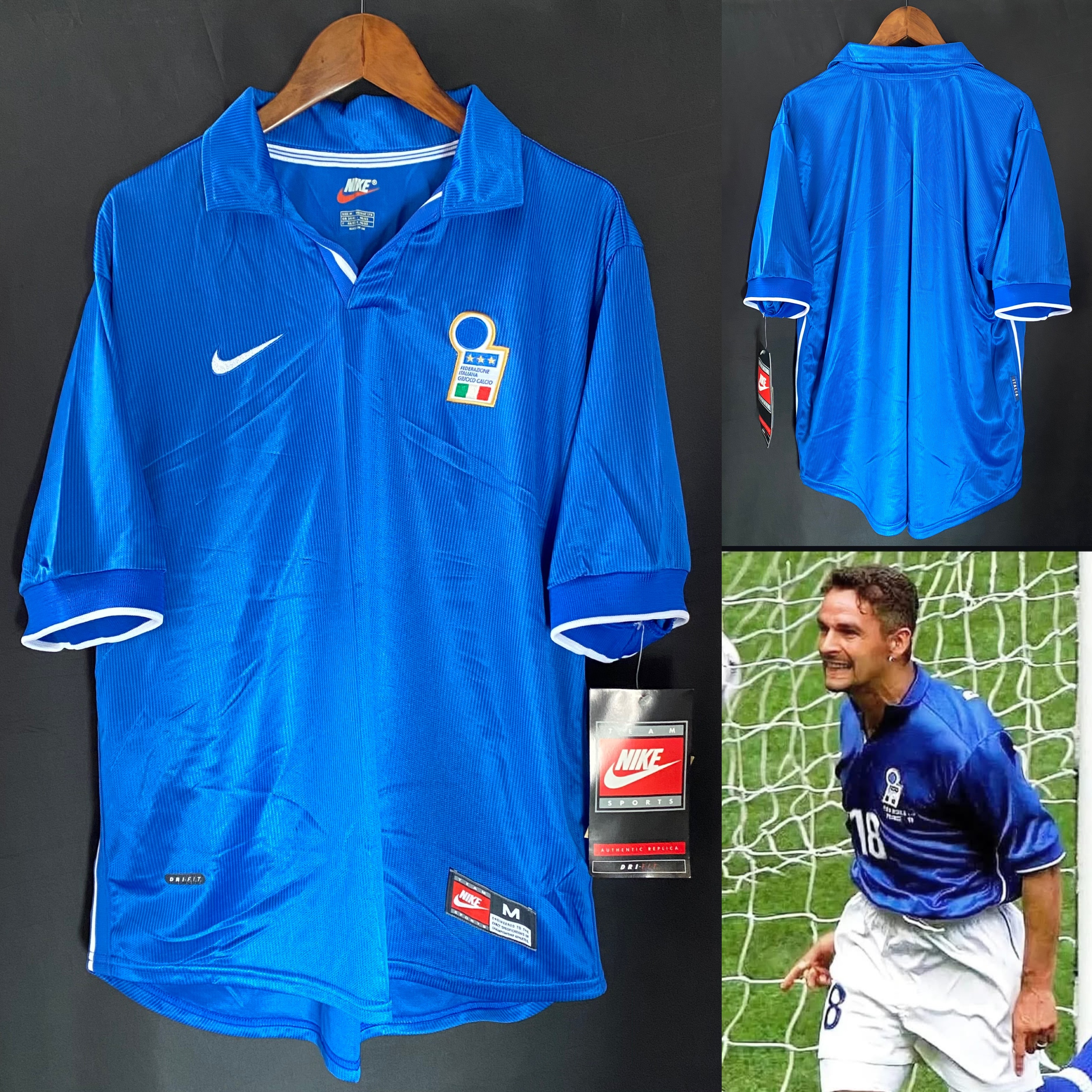 (BNWT) Italy 1998 FIFA World Cup Nike Home Shirt