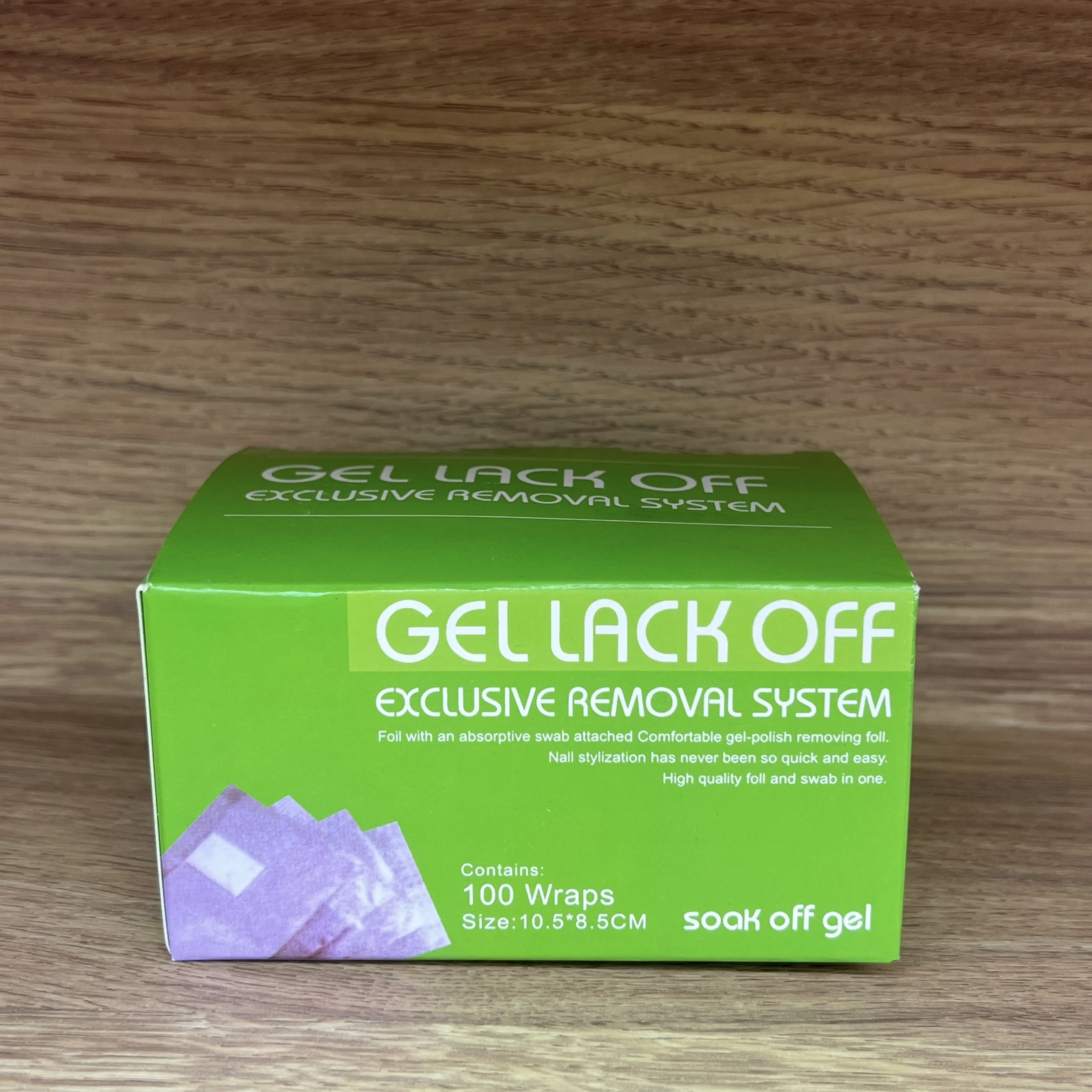 Gel lack off