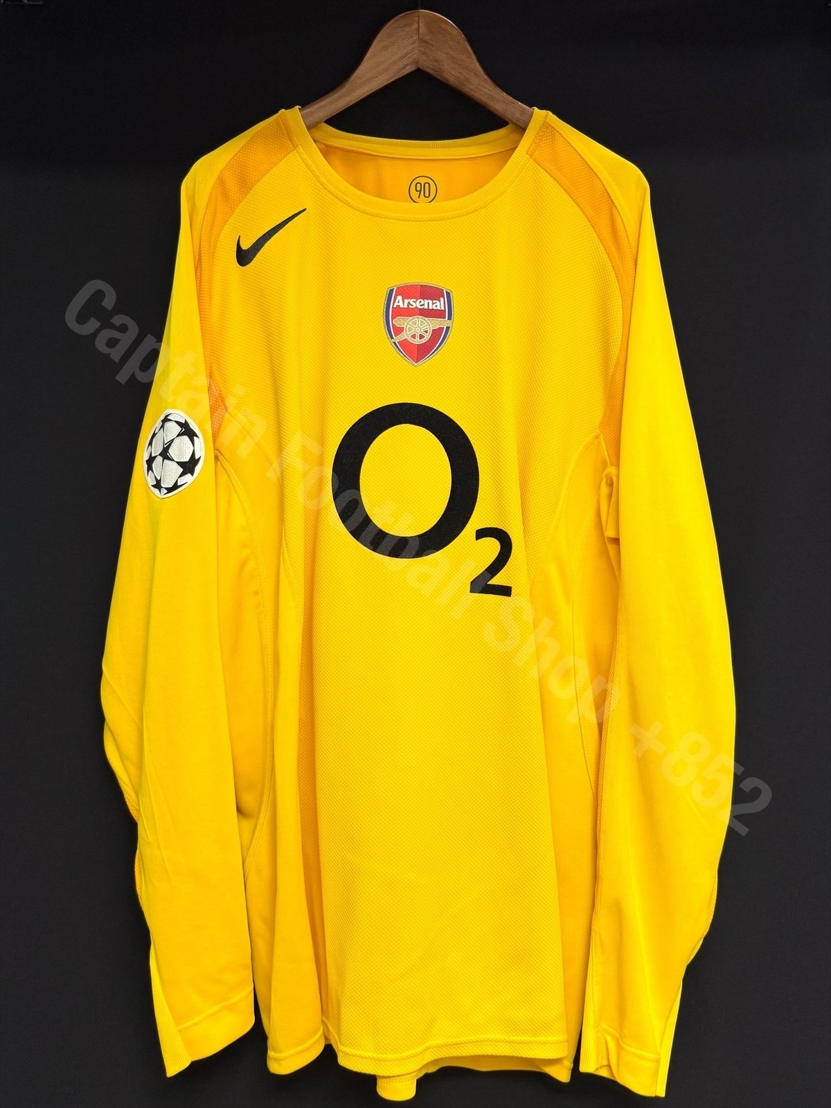 (Match Issue) Arsenal 2004-2005 Nike Goalkeeper Match Issue Shirt #1 LEHMANN