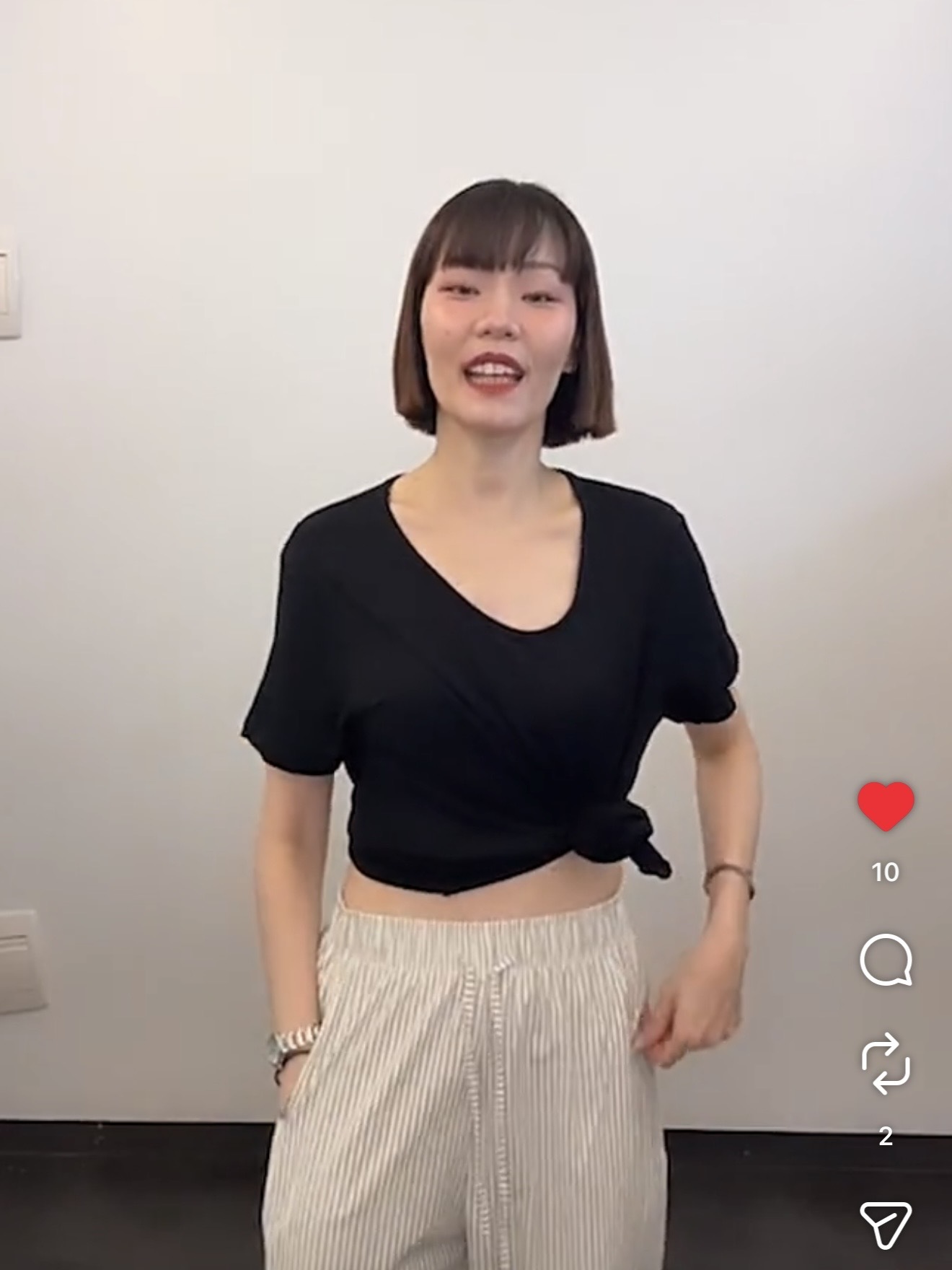 肉肉可以肌理衣/4色均碼/黑