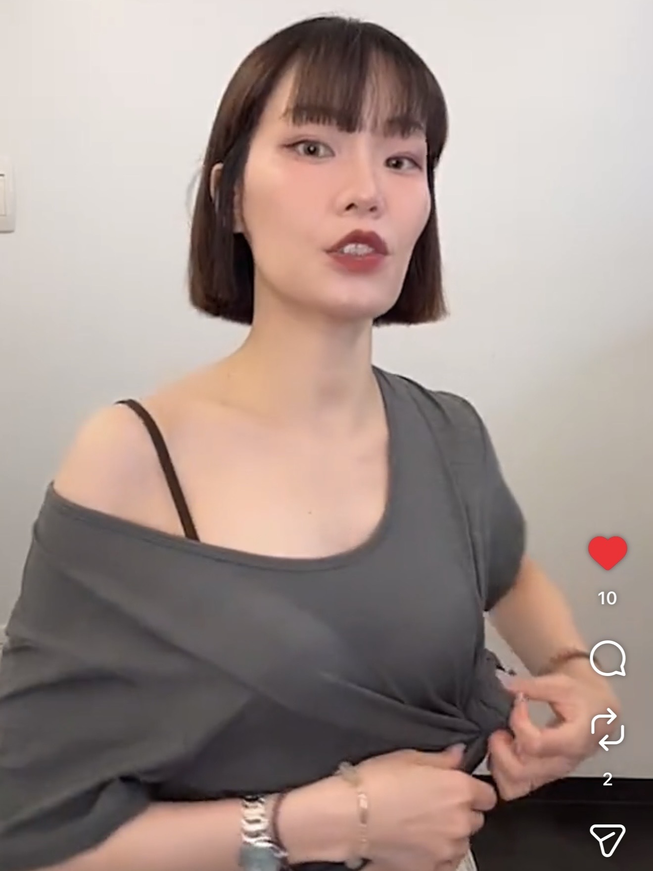 肉肉可以肌理衣/4色均碼/墨