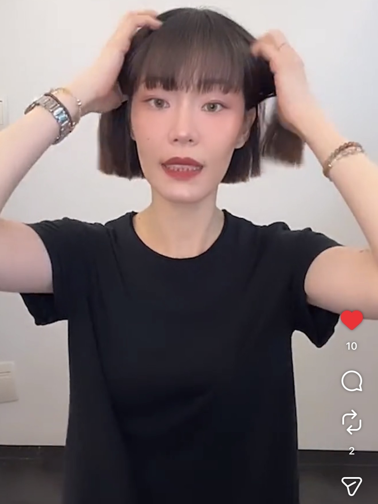 領子造型薄薄衣/6色均碼/黑