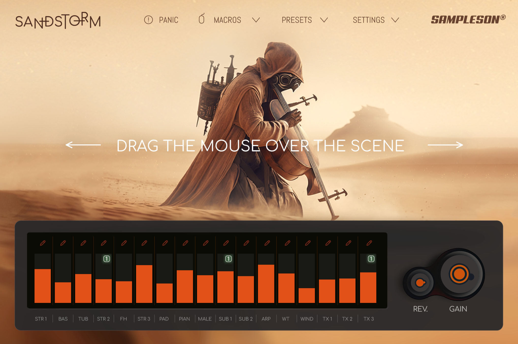 Sampleson Sandstorm｜粒子合成器