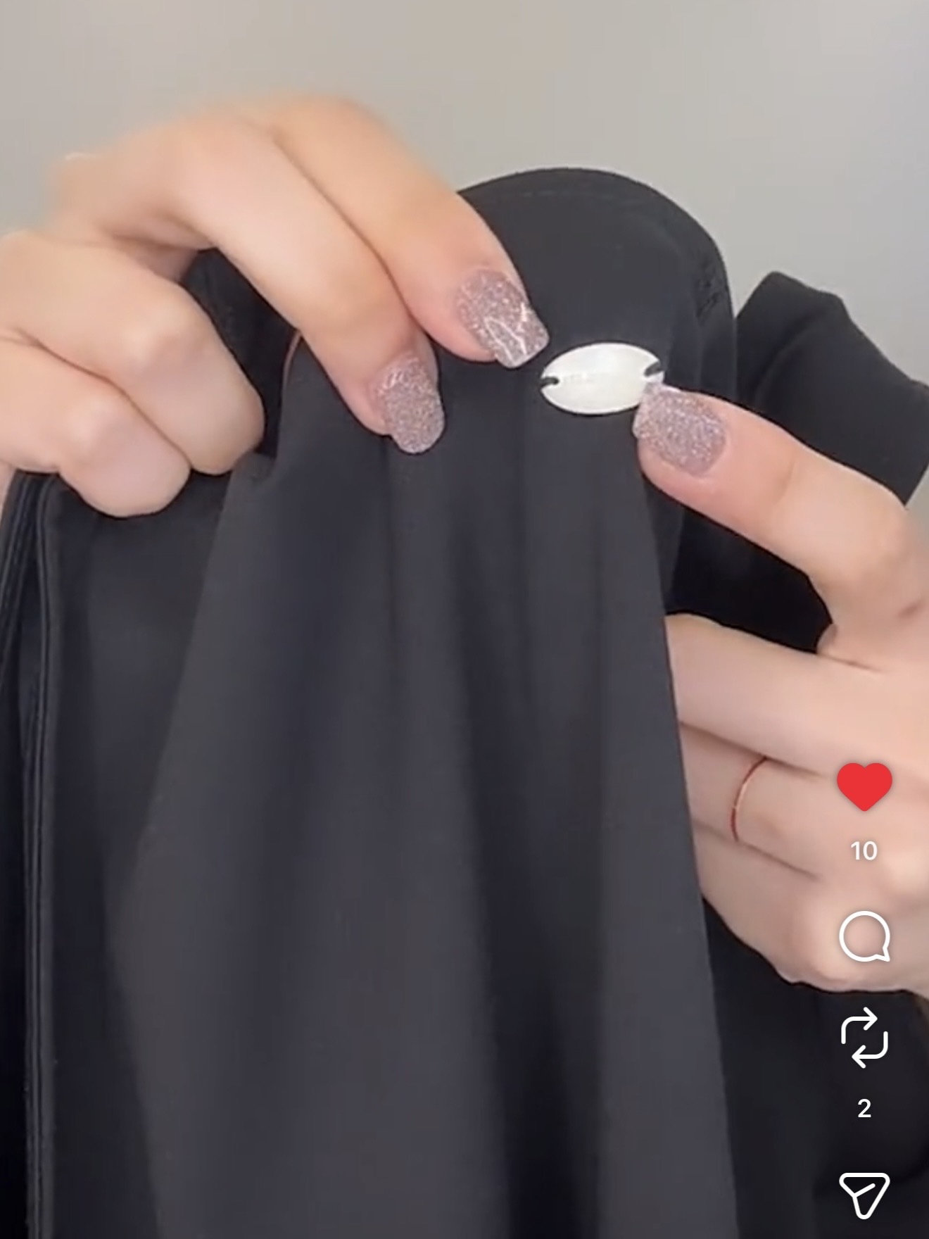 後背壓克力遮你副乳衣/3色均碼/黑