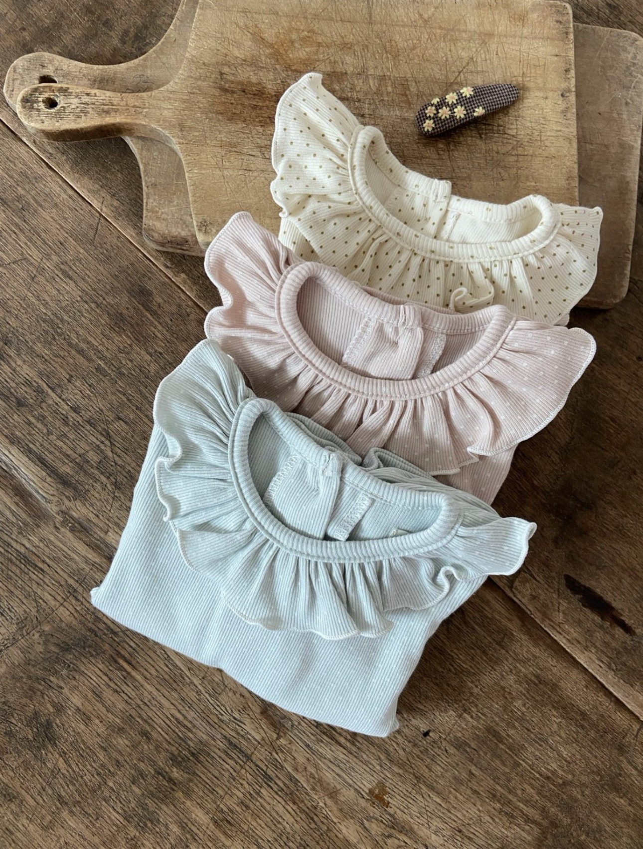 Anne Shirley Gracie Frill Dot T-Shirt