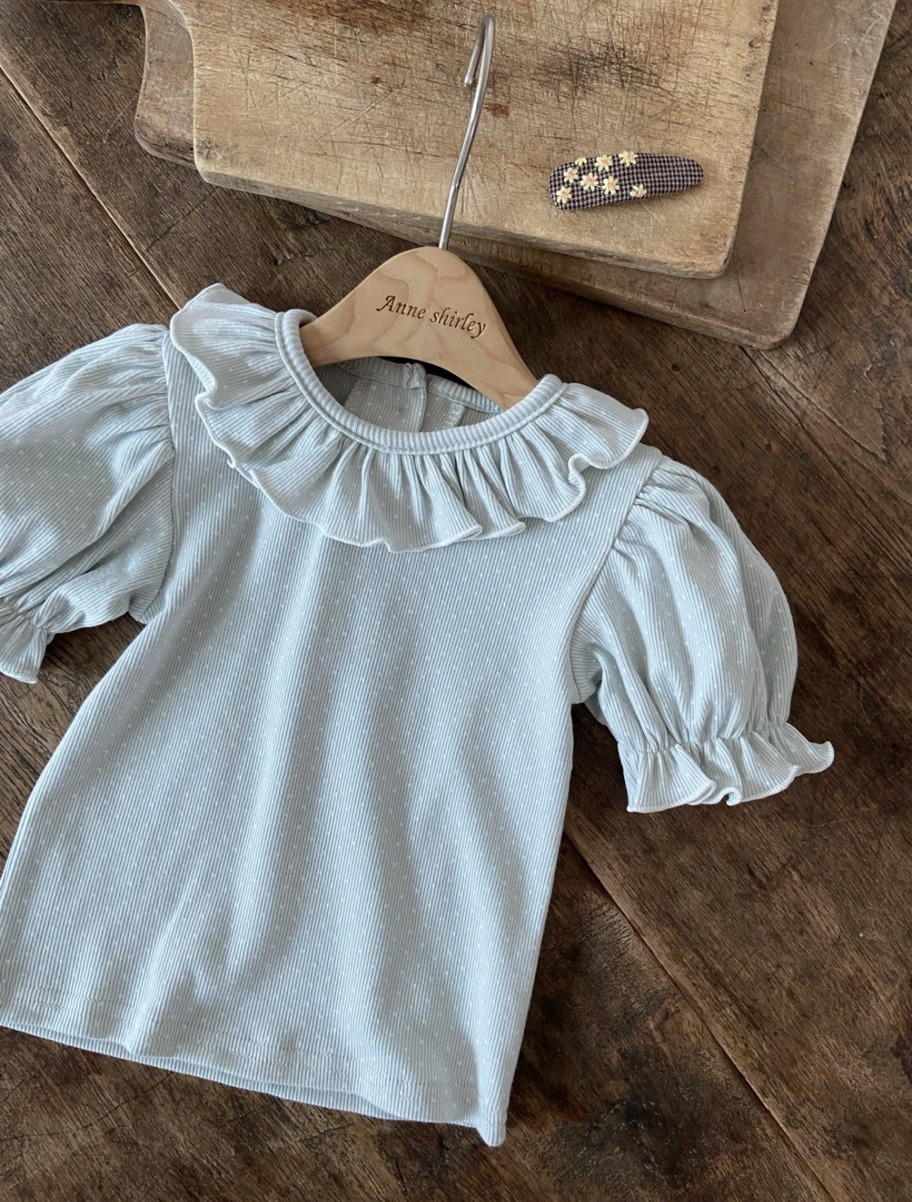 Anne Shirley Gracie Frill Dot T-Shirt