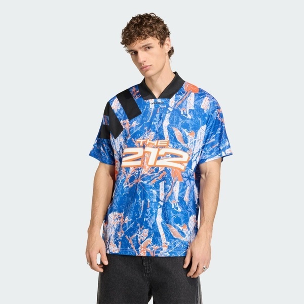 Adidas Graphic Jersey KD8432 男 足球衣 藍 2026 FIFA 紐約 短袖球衣