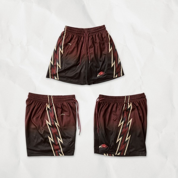 Baivs X Ghosthawks Mesh Shorts BGHRS911 男 球參 球褲 聯名 大網眼 酒紅