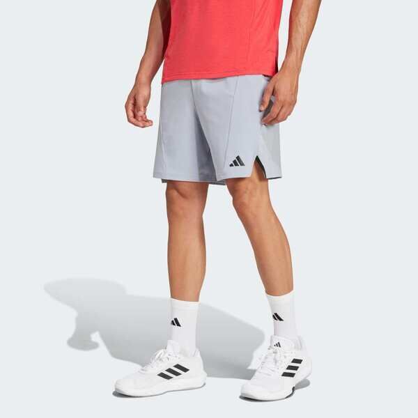 Adidas 愛迪達 D4t Short JP0924 男 短褲 運動短褲 健身短褲 淺灰 吸濕排汗