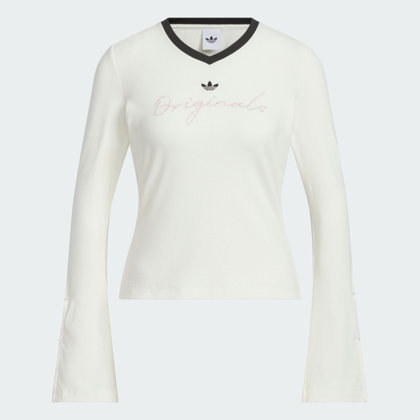 Adidas 愛迪達 P Tee Ls KS2382 女 長袖上衣 休閒長袖 白 亞版 柔軟 舒適