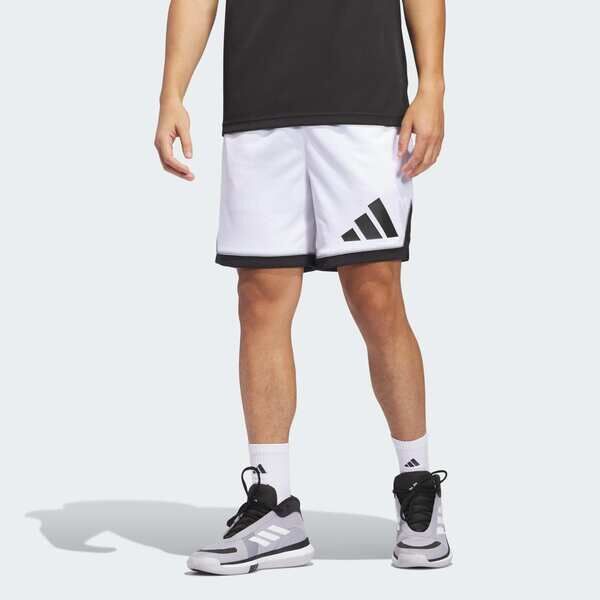 Adidas 愛迪達 Bos Short JN4729 男 短褲 運動短褲 籃球褲 白 吸濕排汗