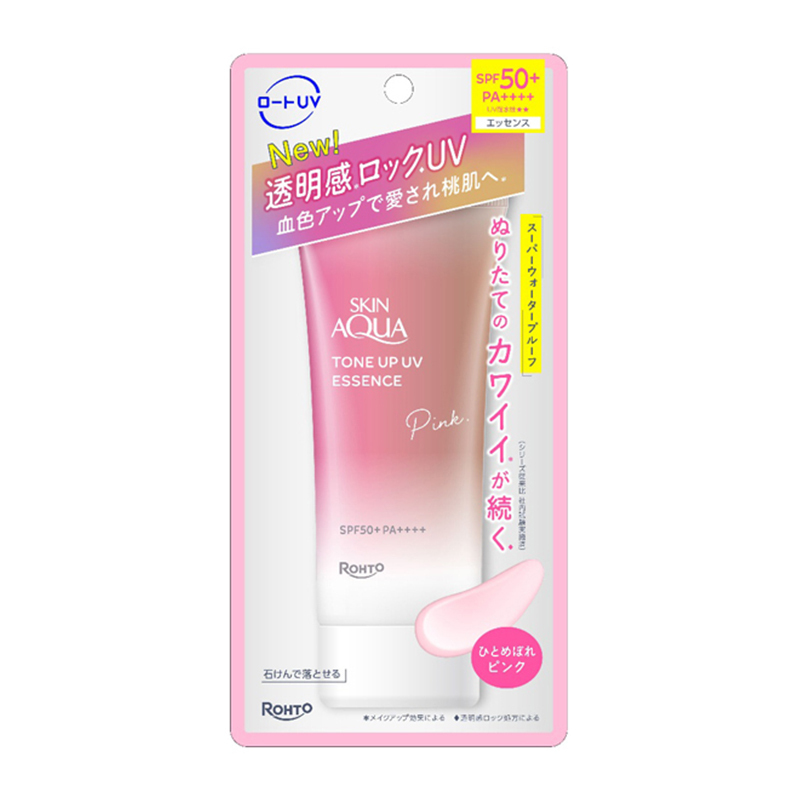 Rohto 樂敦 美肌亮膚 防曬隔離霜 SPF 50+ PA++++血色感粉 70g (2026新版) (Barcode: 4987241201983)