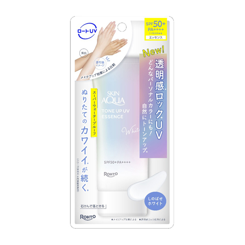 Rohto 樂敦 美肌亮膚 防曬隔離霜 SPF 50+ PA++++ 自然透白 70g (2026新版) (Barcode: 4987241202010)