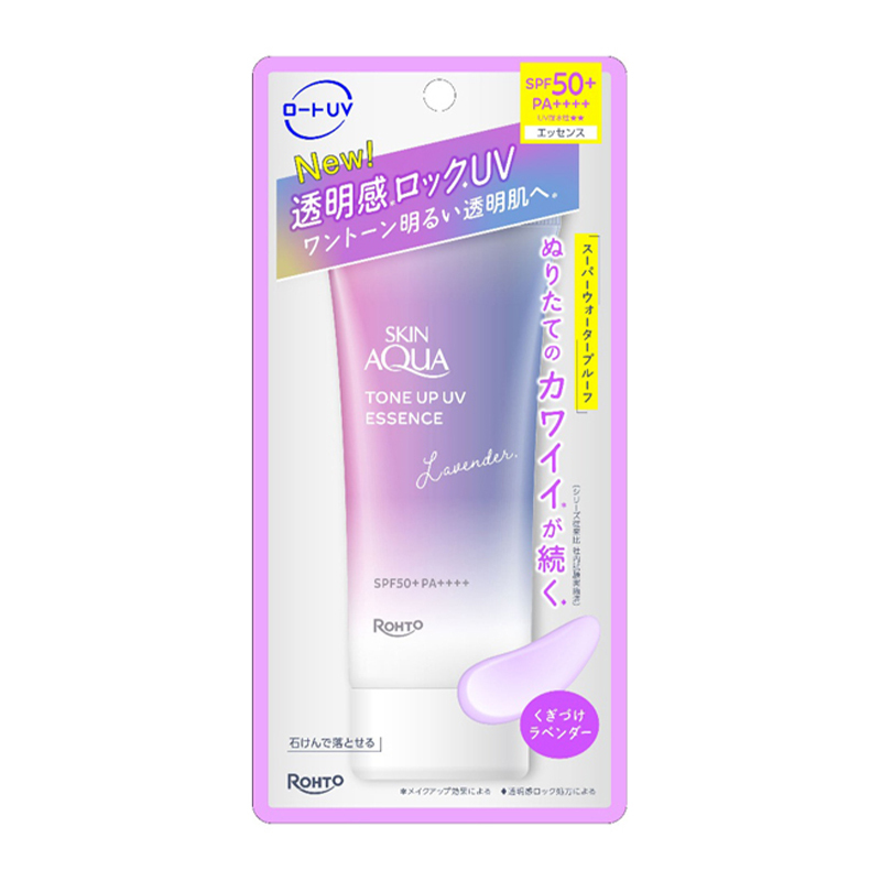 Rohto 樂敦 美肌亮膚 防曬隔離霜 SPF 50+ PA++++ 薰衣草紫 70g (2026新版) (Barcode: 4987241202041)