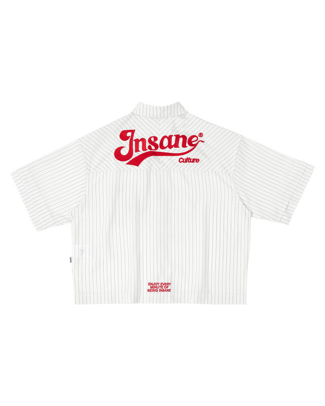 （現貨）越南品牌 Insane Double Sleeve BOXY 版型 直條紋 襯衫 Insane03