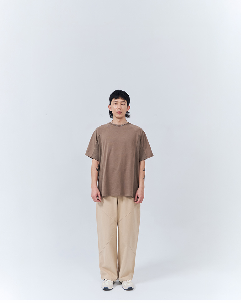 Men's Plain Twill Pants with a Khaki Cut - S/M/L/XL【04110581】in stock+pre-order