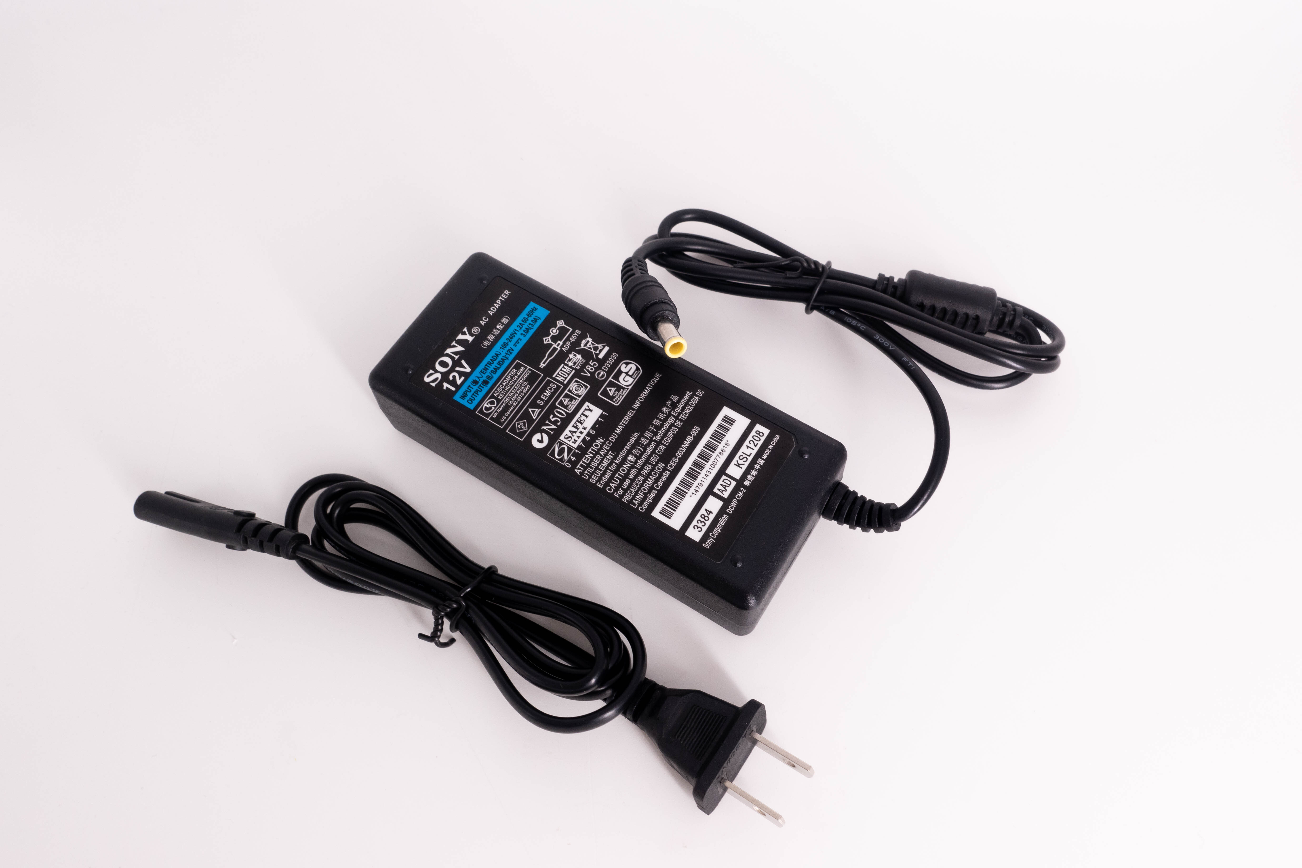 適用SONY  12V3A  AC100-240V 50/60HZ  代用MPA-AC1电源