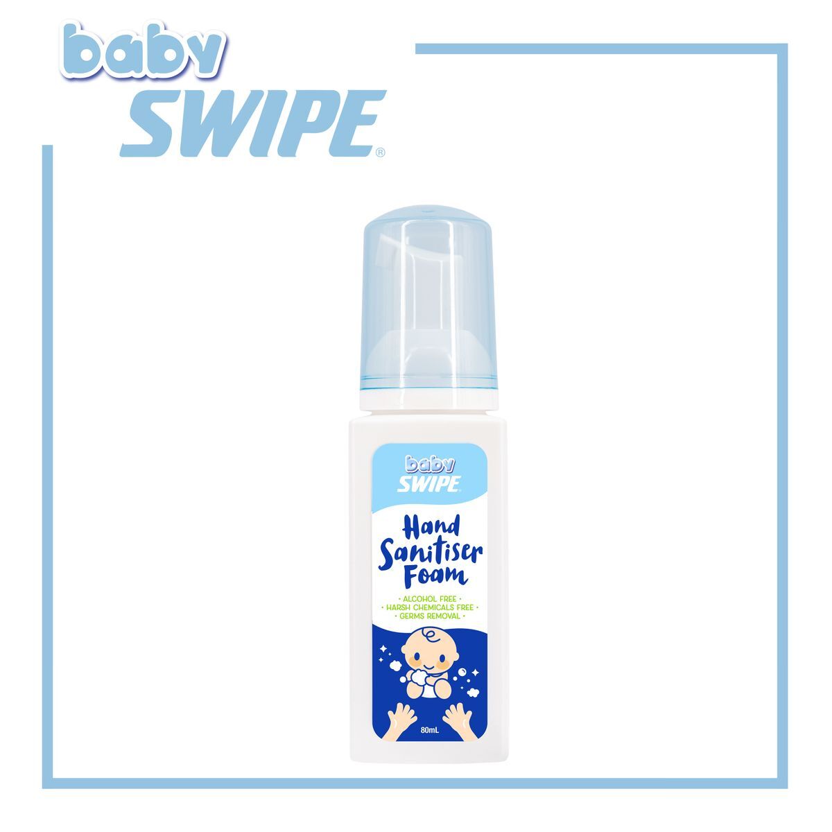 【Baby Swipe】Swipe Baby Hand Sanitizer Foam (80ml)