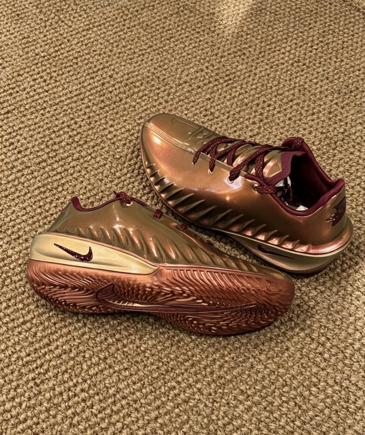 男鞋 NIKE G.T. CUT 4 'Dylan Harper' 金屬古銅 回彈 氣墊 支撐 實戰 籃球鞋【IR7205-600】GTCUT GTCut4