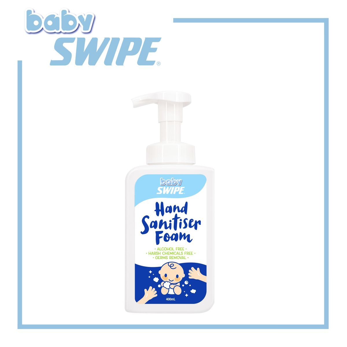 【Baby Swipe】Swipe Baby Hand Sanitizer Foam (400ml)