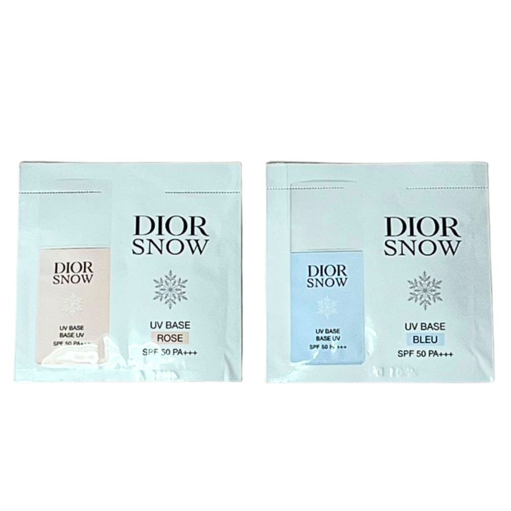 Dior 迪奧 雪晶靈潤色隔離妝前乳 1ml 玫瑰粉/冰晶藍 PP包 體驗包 旅行小樣 - 任選