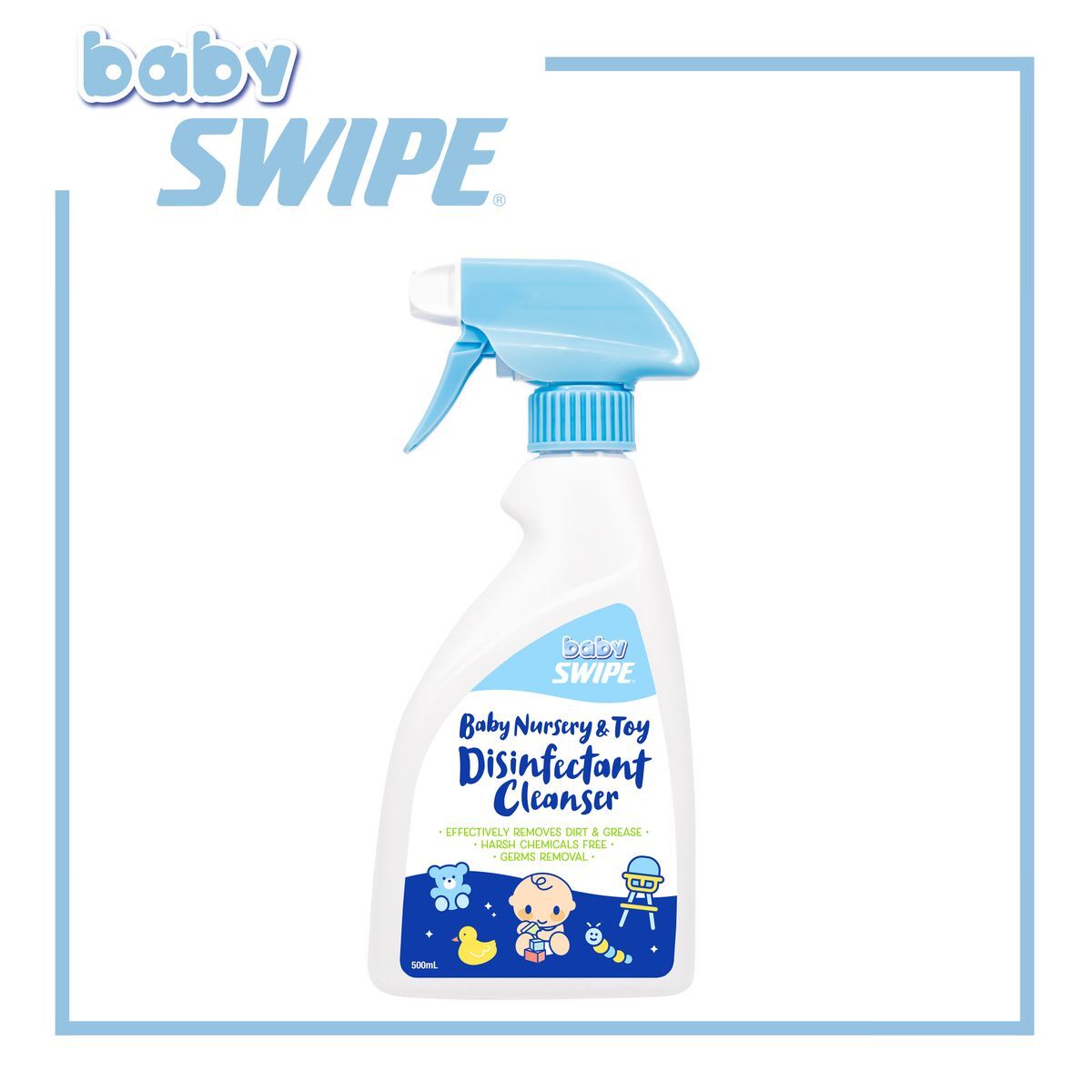 【Baby Swipe】Swipe Baby Nursery and Toys Disinfectant Cleanser 500ml