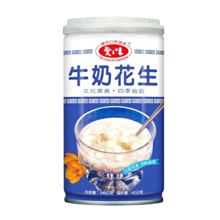 【Ai Zhi Wei】Milk Peanut Soup (340G*12 Cans /Box)