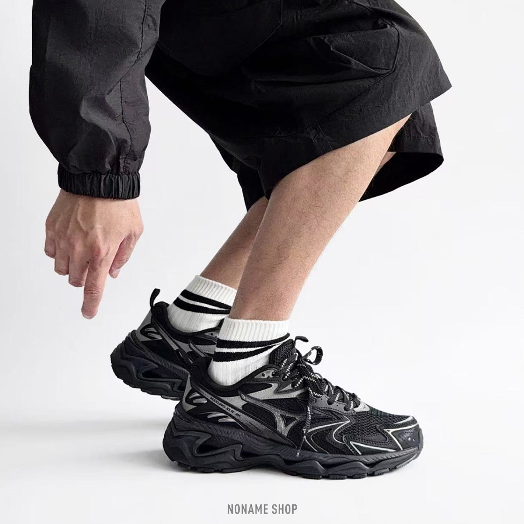 MIZUNO XLG 2K 復古 厚底 機能鞋 黑魂 (男/女同款)