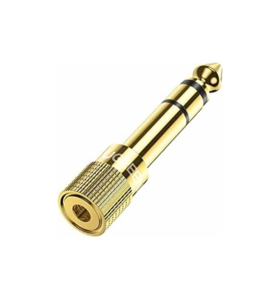 Ugreen 6.5mm公頭轉3.5mm母頭轉接頭 -20503