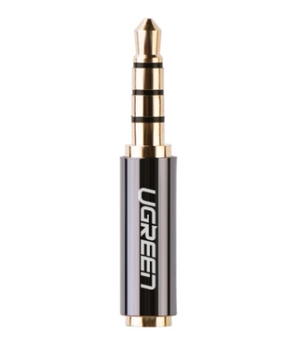 Ugreen 3.5mm公頭轉2.5mm母頭轉接頭 -20502