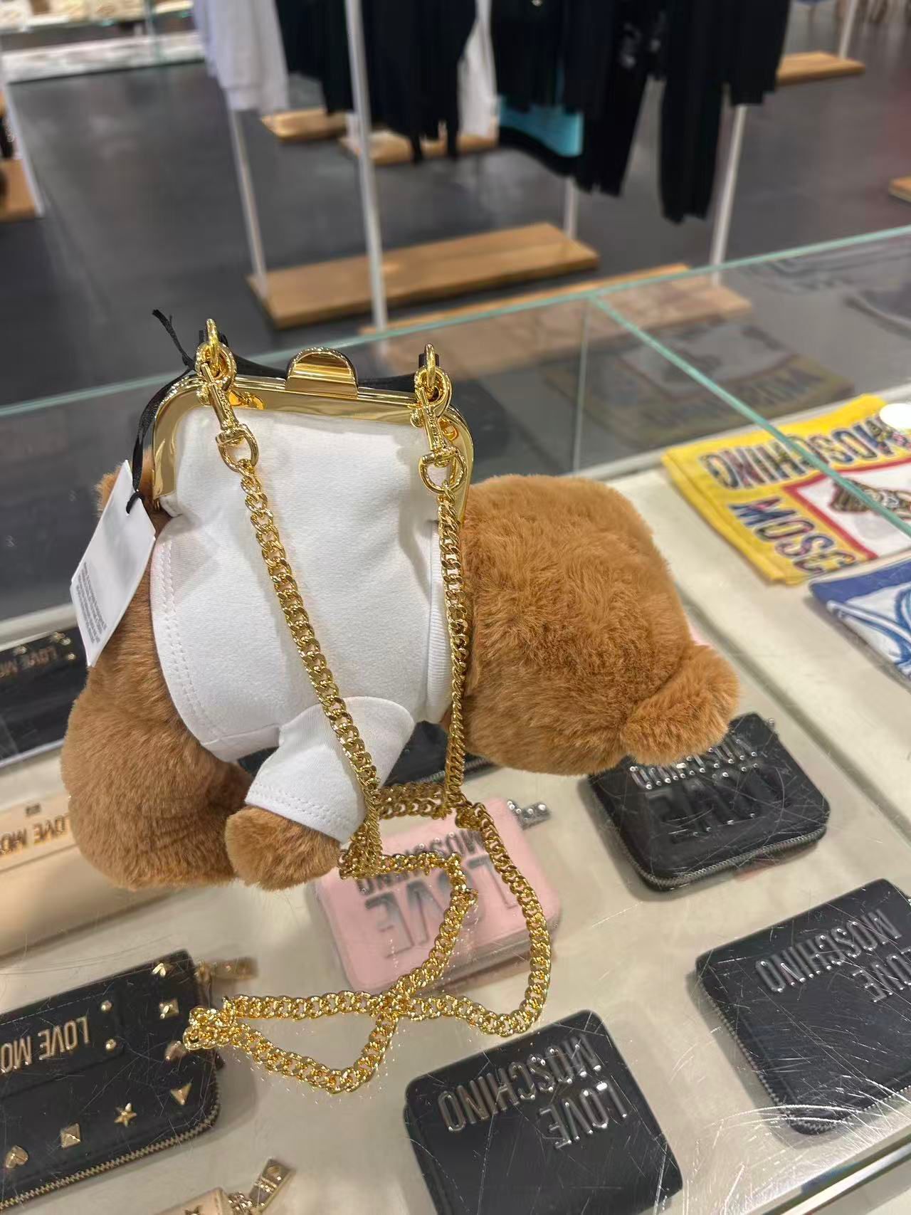 LYS01812 Moschino 泰迪熊熊手提/斜孭兩用包