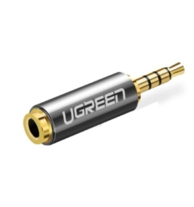 Ugreen 2.5mm公頭轉3.5mm母頭轉接頭 -20501