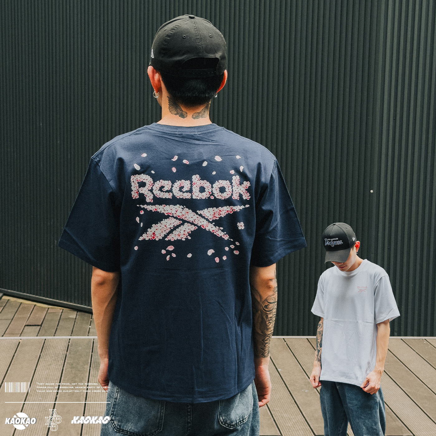 現貨 Reebok 280g 高磅數 「櫻花」短T