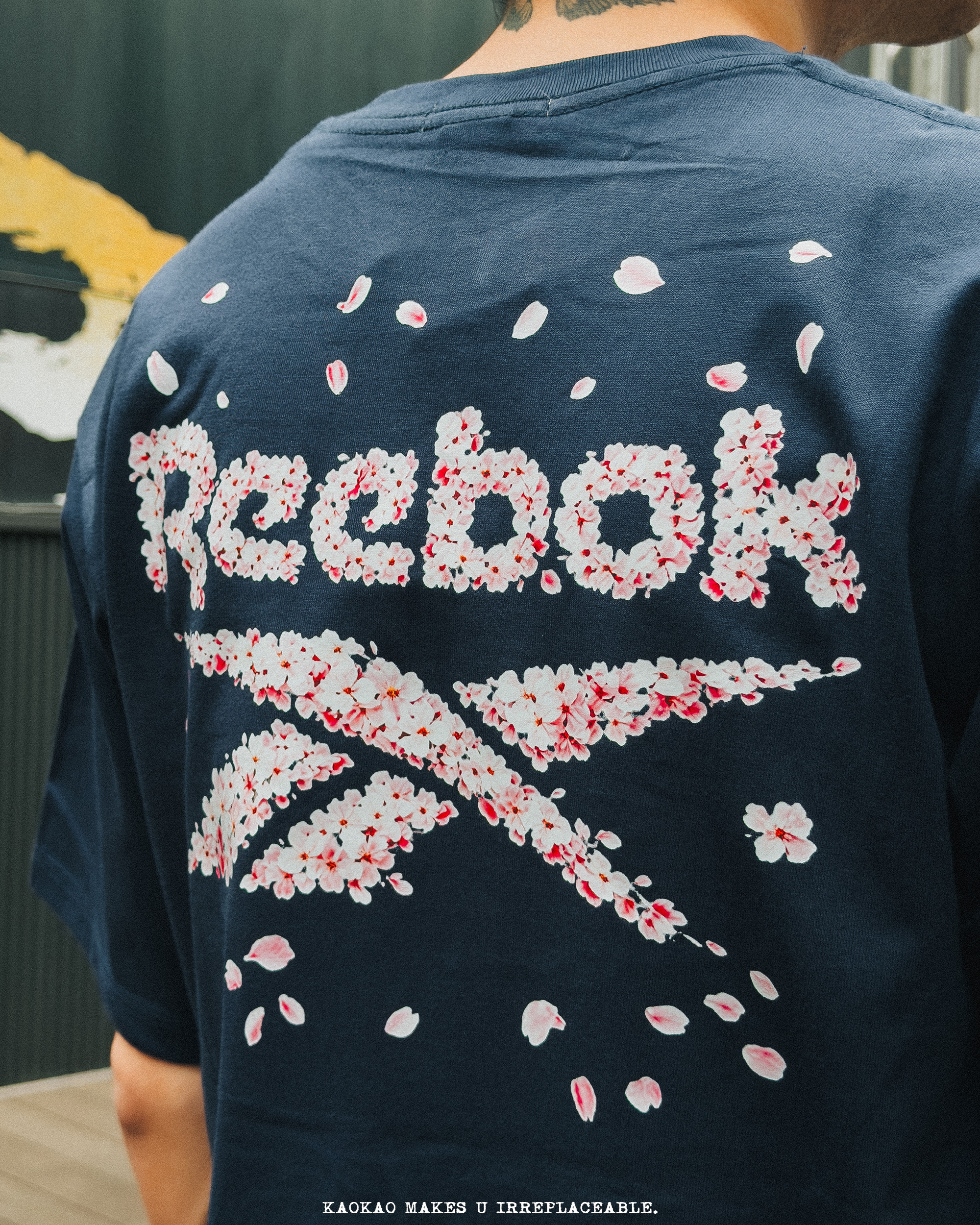 現貨 Reebok 280g 高磅數 「櫻花」短T