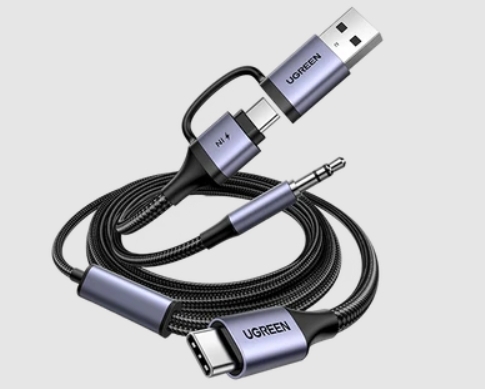 Ugreen 二合一音訊轉接器_CM772-45009