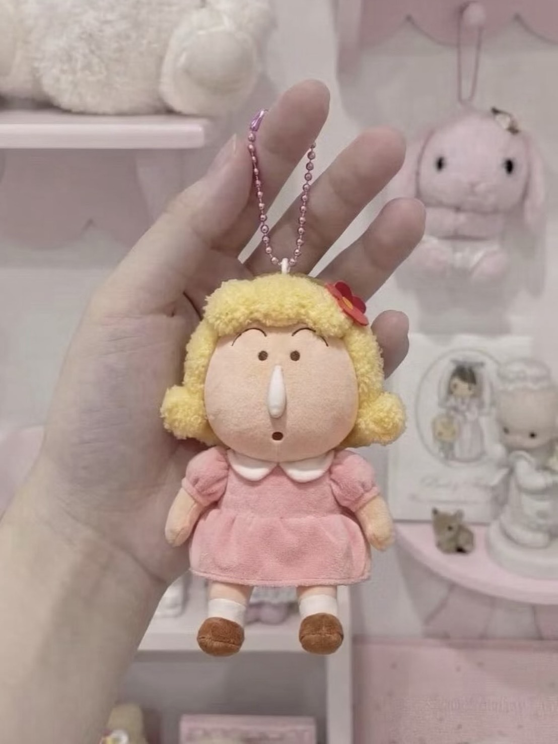 女裝金髮阿呆公主 吊飾 公仔