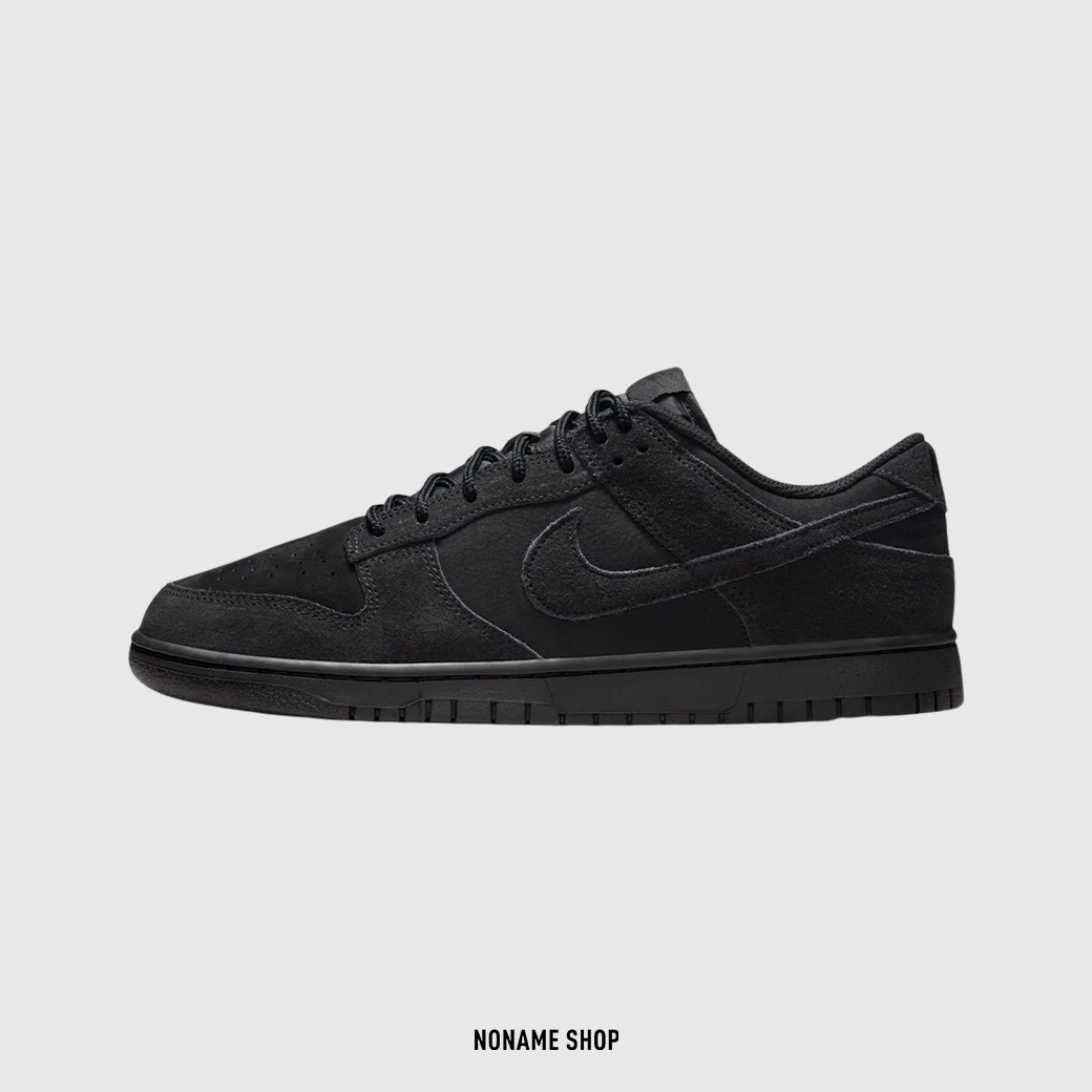 NIKE DUNK LOW TRIPLE BLACK 全黑 黑豹 麂皮 低筒 休閒鞋 (男款)