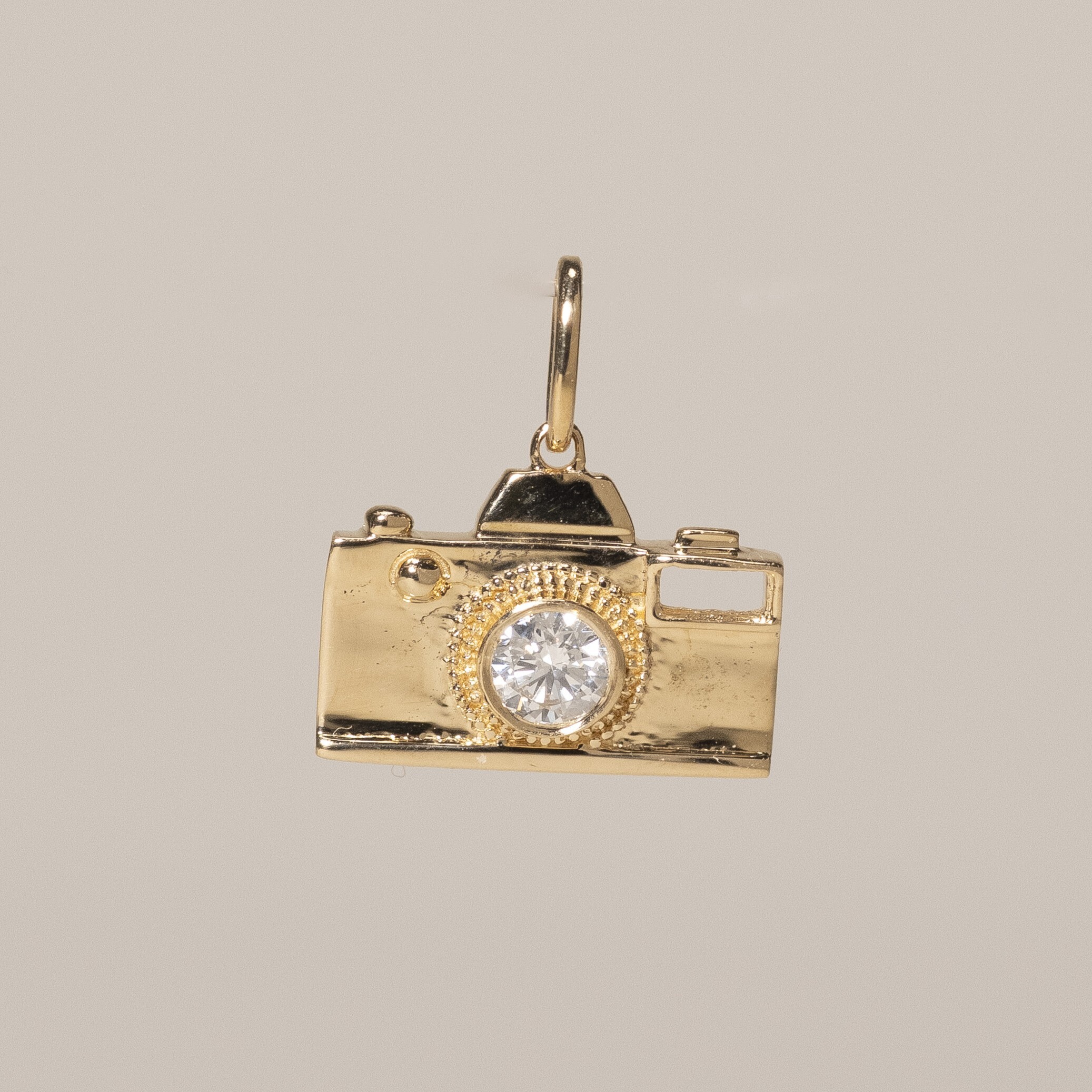 18K Camera Charm