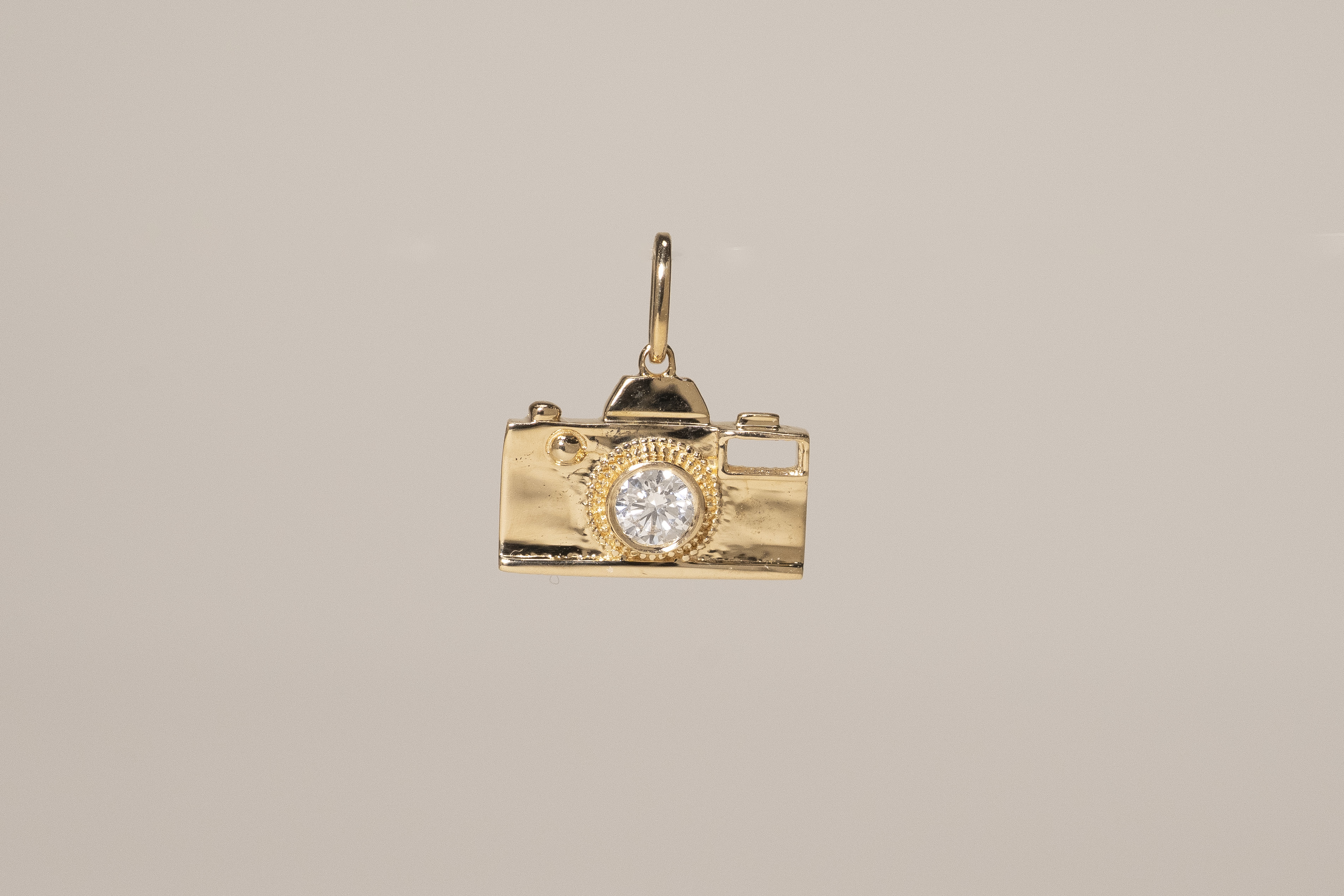 18K Camera Charm
