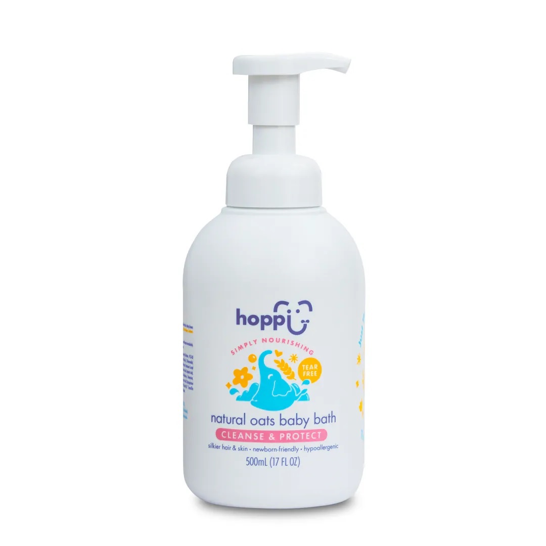 【Luxcare】Hoppi 天然燕麥嬰兒洗髮沐浴二合一慕斯 500ml