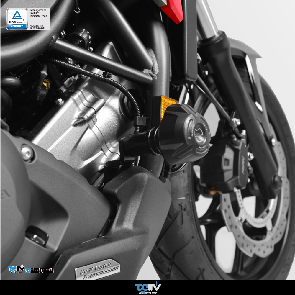 DIMOTIV Motorcycle Frame Sliders EASY Style Anti-Crash Protector Guard For HONDA NC750S NC750X 2014-2026