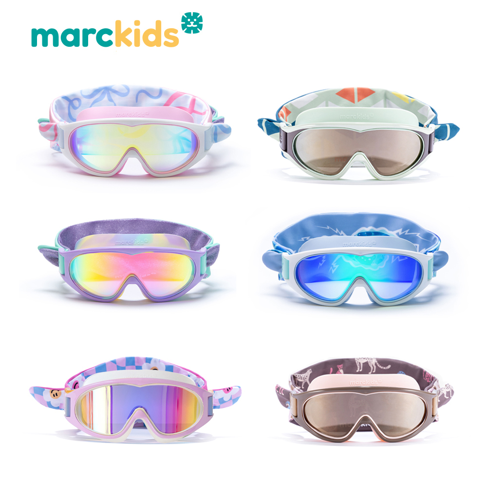 Marcus&Marcus-Marckids兒童頭帶式造型大框泳鏡