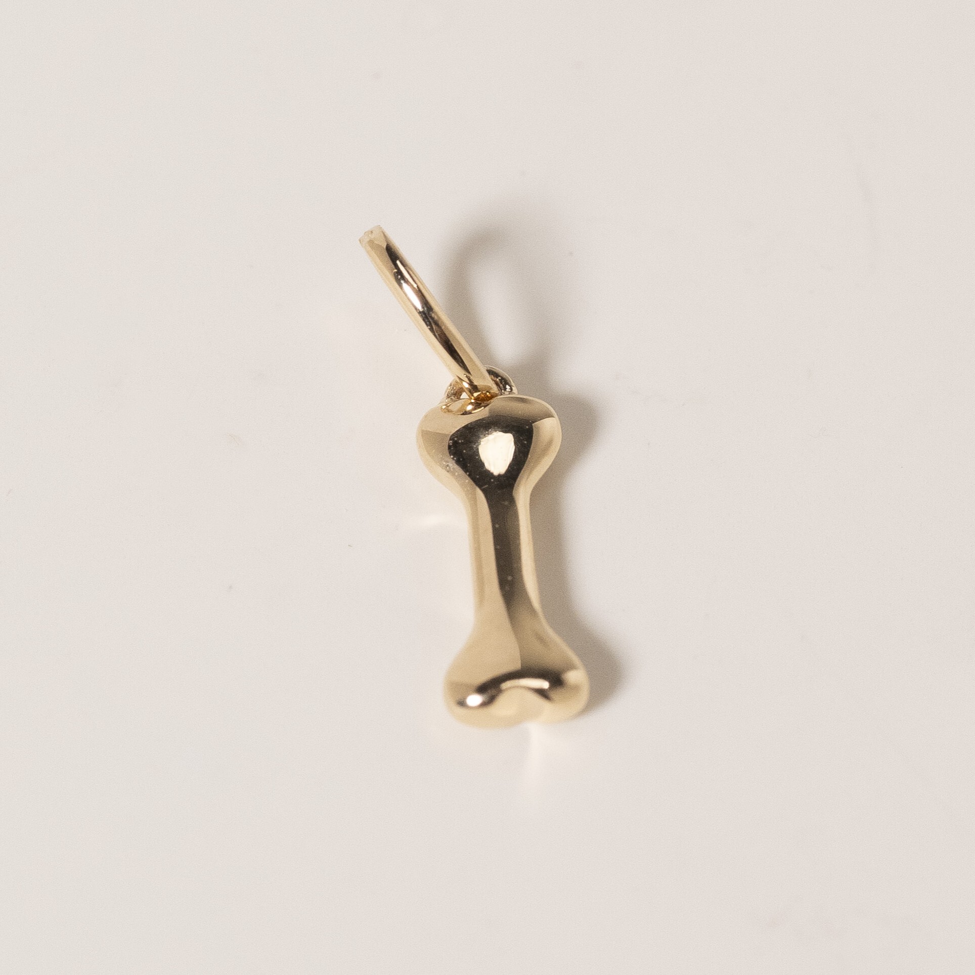 18K Dog Bone Charm