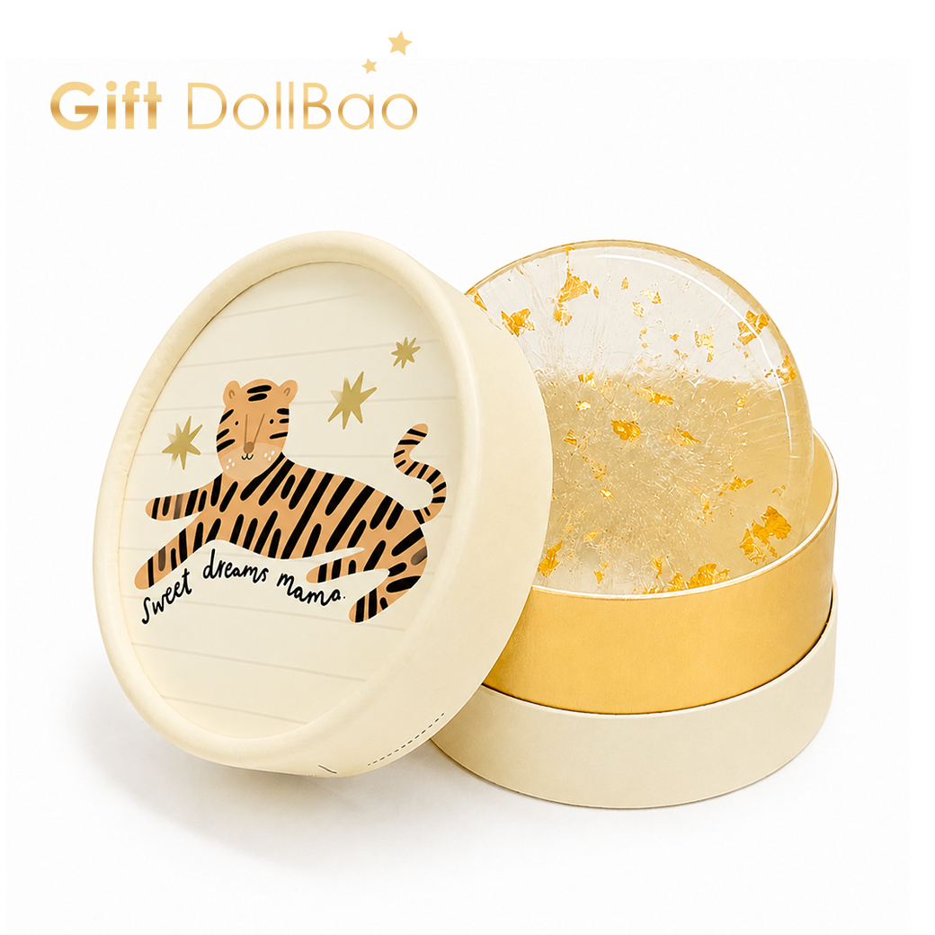 Gift DollBao 睡個好夢的老虎｜親子心情60%胺基酸潔膚皂(金箔紫草)
