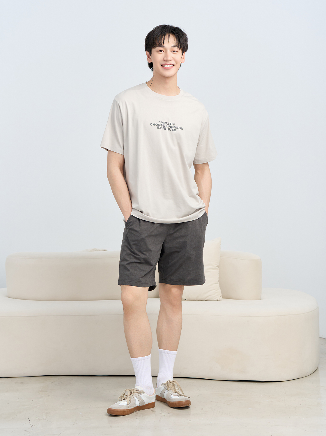 【成套組合價799】【期間限定】【裸肌感零負重】透氣防曬吸排短褲